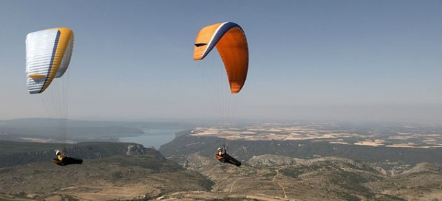  Parapenle sobre las gargantas del Verdon 